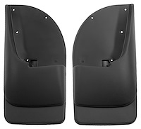 57401 Rear Mud Guards for 1999-2010 Ford F-250 Super Duty and 1999-2010 Ford F-350 Super Duty [Black]