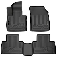 95601 WeatherBeater Front & 2nd Row Floor Liners Fits Select Volvo XC90 [Black]