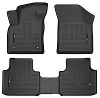 95661 WeatherBeater Front & 2nd Row Floor Liners Fits Select Volkswagen Atlas and Select Volkswagen Atlas Cross [Black]