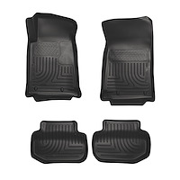 98121 WeatherBeater Front & 2nd Row Floor Liners for 2010-2015 Chevrolet Camaro [Black]