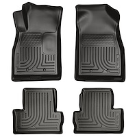 98181 WeatherBeater Front & 2nd Row Floor Liners for 2011-2015 Chevrolet Volt [Black]