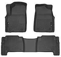 98611 WeatherBeater Front & 2nd Row Floor Liners for 2010-2018 INFINITI and Nissan Models [Black]