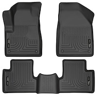 99031 WeatherBeater Front & 2nd Row Floor Liners for 2014-2015 Jeep Cherokee [Black]