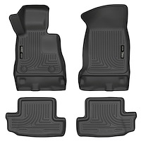 99121 WeatherBeater Front & 2nd Row Floor Liners for 2016-2024 Chevrolet Camaro [Black]