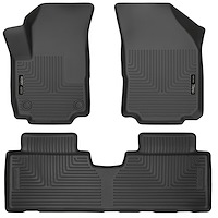 99131 WeatherBeater Front & 2nd Row Floor Liners for 2018-2024 Chevrolet Equinox [Black]