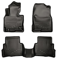 99731 WeatherBeater Front & 2nd Row Floor Liners for 2013-2016 Mazda CX-5 [Black]