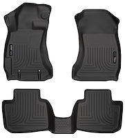 99801 WeatherBeater Front & 2nd Row Floor Liners for 2012-2021 Subaru Models [Black]
