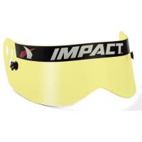 Champ & Nitro Helmet Visor Yellow Chrome