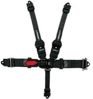 Restraint, 2 in. Cam, PU Both Lap, Individual Shoulder, 5-Point, SFI 16.5