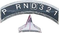4-Speed Shift Indicator with Pointer & Housing Acrylic with Chrome Housing