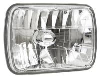 7" x 6" Rectangular Conversion Headlight Diamond Cut without bulb
