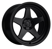 K12MB KNP Wheel, Size: 17" x 8.50", Bolt Pattern: 5 x 127 mm, Backspace: 4.36" [Finish: Matte Black]