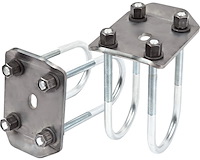 U-Bolt Flip Kit 1979-1995 Toyota Pickup Truck, 1985-1995 Toyota 4Runner, For Solid Front Axle