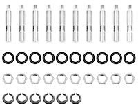 186115-1-KIT Super Metal Knuckle Stud Hardware Kit for 1979-1985 Toyota Front Solid Axle Knuckle