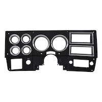 05-218 Instrument Cluster Bezel 1984-1987 Chevy/GMC C/K Series Trucks & 1984-1988 Blazer/Jimmy, Suburban, With A/C, Black/Chrome