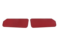 05-345 GMT400 Foamback Sunvisor Pair, Cloth, Red, 1988-1998 GMT400 Series (OBS) Trucks