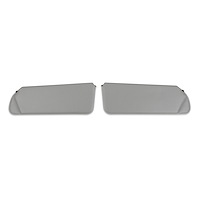 05-348 GMT400 Foamback Sunvisor Pair, Vinyl, Charcoal, 1988-1998 GMT400 Series (OBS) Trucks