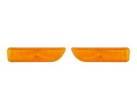 07-140 C/K GMC Parking Light Lens Pair, Amber, 1962-1966 C/K Series Pickup