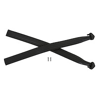 611612 Door Glass Guide Window Run Channel Set 1969-1972 Chevy/GMC Blazer/Jimmy, Pair