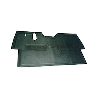 FMT2003 Rubber Floor Mat 1955-1959 Chevy/GMC Truck, 3-speed On The Column, Black