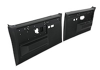 FP87FNNBLACK C/K Silverado Door Panels, Black, Non Power, Pair, 1981-1987 Chevy/GMC C/K Series Truck, Blazer/Jimmy & Suburban