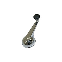 IWH47PR Interior Window Handle Set, Chrome Black for 1947-1966 Chevrolet GMC Truck [Pair]