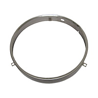 J9065-62 Headlight Retaining Ring, 7-inch Round, Each, 1941-1954 Chevy Trucks, 1962-1972 Chevy C/K Series Trucks & Suburban