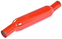 Glasspack Muffler 2" Inlet/Outlet: angled 11°