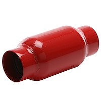 87527CB Glasspack Muffler, 5 in. Straight 3 1/2 in. Inlet/Outlet