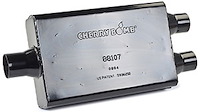 2.5" Inlet / 2.25" Outlet Diameter 4.25" x 10.25" Oval