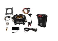 35412 Go EFI 8 1200 HP Matte Black Finish System With Dual Pump Force Fuel Delivery Master Kit