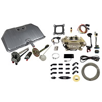 38001 Easy Street 600 HP Gold EFI System Total Package for 1969 Chevy Camaro, w/ Pump In-Tank & Fuel Lines