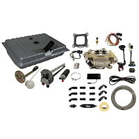 38004 Easy Street 600 HP Gold EFI System Total Package for 1969-1970 Ford Mustang, w/ Pump In-Tank & Fuel Lines