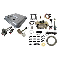 38005 Easy Street 600 HP Gold EFI System Total Package for 1957 Chevy Bel Air, w/ Pump In-Tank & Fuel Lines