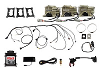 39610 Go EFI 3x2 Tri-Power 600 HP Throttle Body System Basic Kit