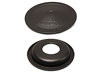 42005 2 Inch Air Filter Drop Base/ Black/ Air Filter Top/ 14 Inch Diameter