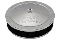 42200 Air Filter Assembly, 2 in. Tall w/ 1.5 in. Drop Base, w/ Hardware, Chrome