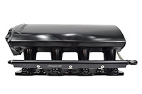 70064 LS1 Cathedral Port Short Aluminum Intake Manifold with Rails