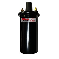 99906 Go Spark Oil Filled Round Ignition Coil for CD Electronic Ignition [Black Finish]