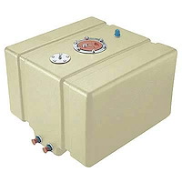 Drag Race Fuel Cell 16-Gallon Horizontal Natural without Foam