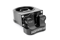 ENV-135-T6 Oil Filter Sandwich Plate with Thermostat For Oil Coolers, 90-Degree Ports, 200-degrees F