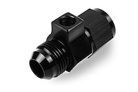 TR-08-02-A RaceFlux Female Sensor Port, -8AN Male to -8AN Female w/ 1/8 in. NPT