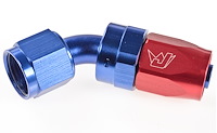 45 degree Max Flow Swivel Hose End -8 AN
