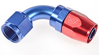 90 degree Max Flow Swivel Hose End -10 AN