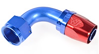 90 degree Max Flow Swivel Hose End -16 AN