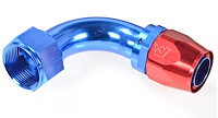 90 degree Max Flow Swivel Hose End -20 AN