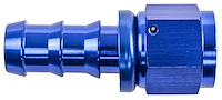 AN Straight Push-Loc Hose End [-10 AN Female Swivel to Push-Loc Hose, Blue]