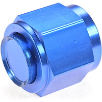 Blue Anodized -8 AN Flare Caps