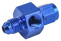 Fuel Pressure Adapter Fitting -4AN Male to -4AN Female