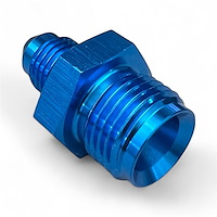 Fuel Pump Adapter Fitting [-4AN to 5/8 in.-18 Fitting-Blue]